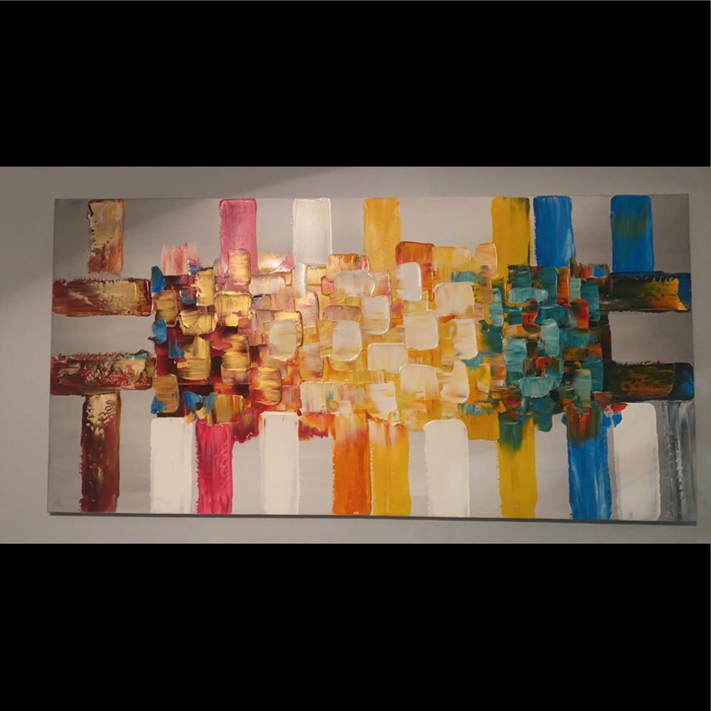 Colorful Wall art hand painted